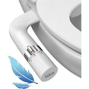 Ultra-Slim Bidet Attachment for Toilet, Dual Nozzle Hygienic Bidet Toilet